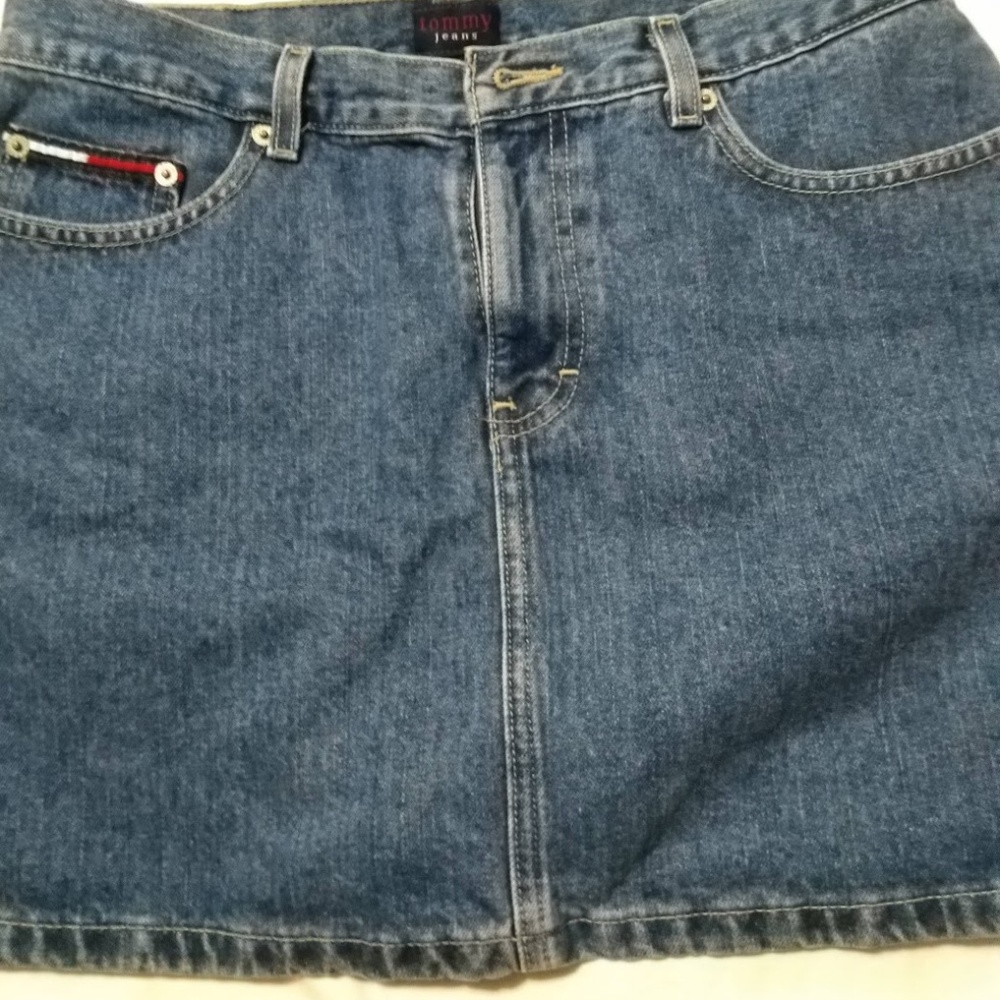Tommy Hilfiger Denim MINI Denim Skirt SZ 11